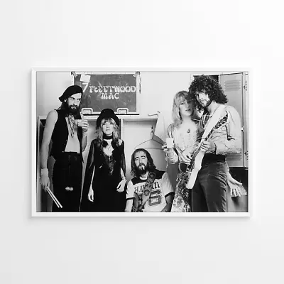 Fleetwood Mac Rock Band Stevie Nicks Black & White Vintage Retro  Poster Unframe • $13.99