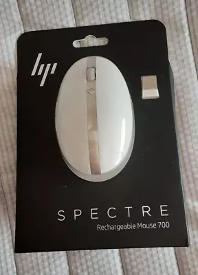 HP Spectre Rechargeable Mouse 700 Laser RF Wireless Bluetooth - White -NIP • $26