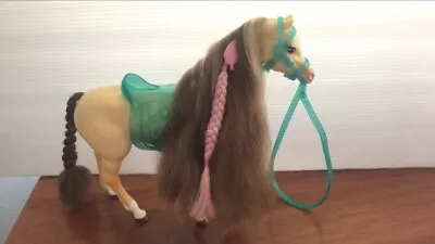 2003 Barbie Mattel  Posh Pets   Brushable Beauties  Horse + Accessories • $35