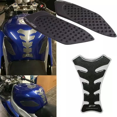 Gas Tank Pad Traction Side Fuel Knee Decal Protector For Yamaha YZF R6 2006-2007 • $17.09