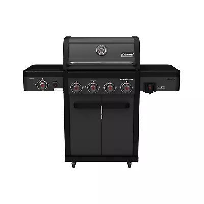 New Coleman Revolution 4 Burner BBQ With Side Burner - Black Matte - REV4BMA • $1399