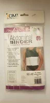 DMI Abdominal Binder - 3-Panel 9  Compression Support  White Size XTRA SMALL • $7.99