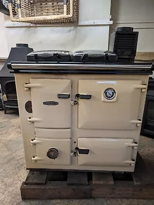 Used Cooker Rayburn 216 SFW Hot Water Boiler Cream Multifuel 7.7 - 9.3kW • £1600
