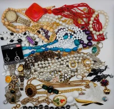 Florenza Richelieu Trifari Napier Coro Carolee Scrap Vintage Jewelry Lot 45 • $40.83