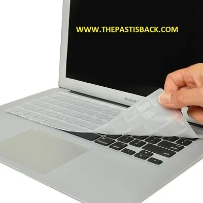 LOT OF 5 SILICONE/WASHABLE KEYBOARD PROTECTOR FOR APPLE MACBOOK & IMac CLEAR NEW • $9.99