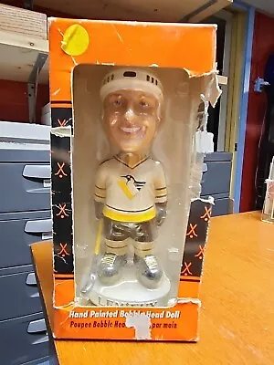 Mario Lemieux Penguins Hand Painted AGP Bobble PiTTSBURGH PENGUINS RARE • $21.24