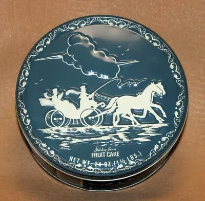 Shirley Jean Fruit Cake Tin 24 Oz Horse Pulling Sleigh The Capital Cake Company • £9.16