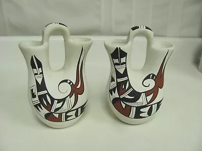 2 - VTG  R. Galvan  Mexico Kokopelli Signed Pottery Vase Wedding • $99.99