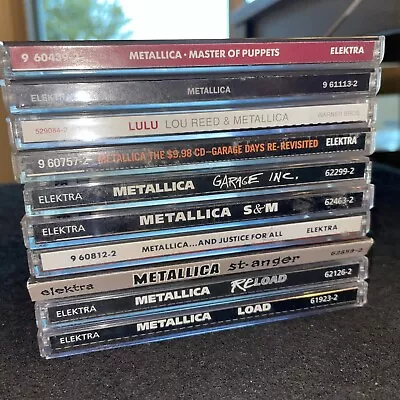 METALLICA Master Of Puppets Black Album Lulu The $9.98 CD Garage Days Inc MORE!! • $129.99