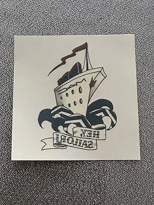 Mac M.a.c Cosmetics Rare Hey Sailor Ship Boat Semipermanent Tattoo  🐯 • $4.10