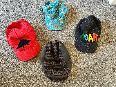 Next M&S Dinosaur Flat Caps Sun Hats Preowned Bundle 1-2 1-3 Years 6-18 Months • £12.99