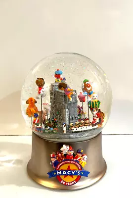 2006 Macy's 80 Years Thanksgiving Day Parade Musical Water Snow Globe • $65