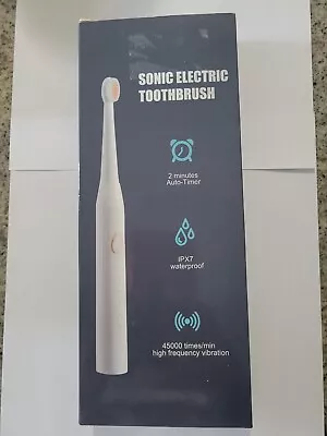 Sonic Electric Toothbrush IPX7 2 Minute Auto Timer Open Box • $8