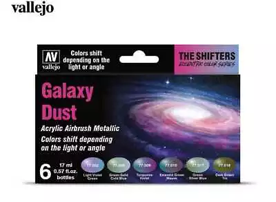 Vallejo 17ml X6 77092 Model Air Acrylic Paint Set - Galaxy Dust • £18.90