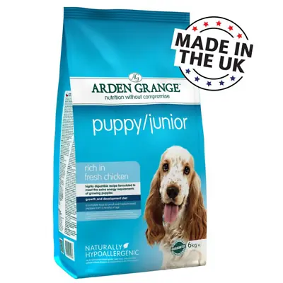£57.59 • Buy Arden Grange Puppy / Junior Nutritious Prime Dry Dog Food Chicken 12KG 24KG