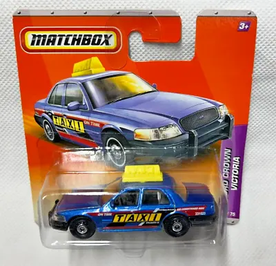 Matchbox MBX Metal (2007) Ford Crown Victoria Police Car Short Card - Brand New • £11.95