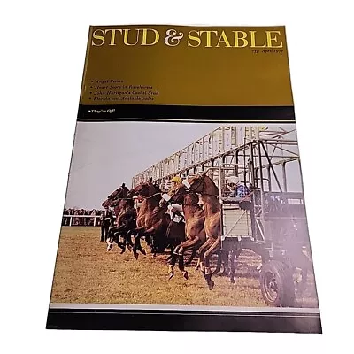 Stud & Stable Magazine V16 N4 April 1977 Horse Horseracing Mag Book • £15