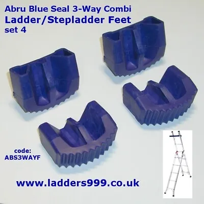 Abru 3 Way Ladder Replacement Feet -  Full Set Of 4 • £21.84