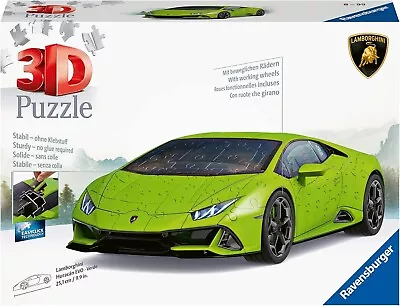 NEW & SEALED Ravensburger 11559 Lamborghini Huracán EVO Verde 156 Pc 3D Puzzle • $59.95