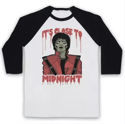 Michael Thriller Unofficial Jackson Zombie Illustration 3/4 Sleeve Baseball Tee • £23.99