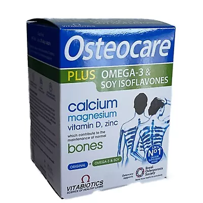 £16.30 • Buy Vitabiotics Osteocare Plus 84 Omega-3 And Soy Isoflavones Tablets Capsules