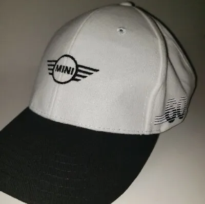 Mini Cooper Embroidered Logo Cap Adjustable 60 Years Anniversary White And Black • $29.99