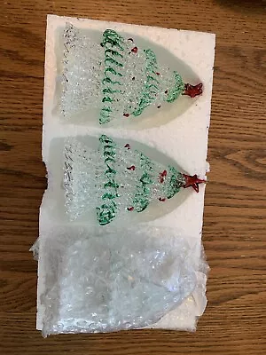 3 Vintage Blown Glass Christmas Tree Lighted 4  Decoration • $40
