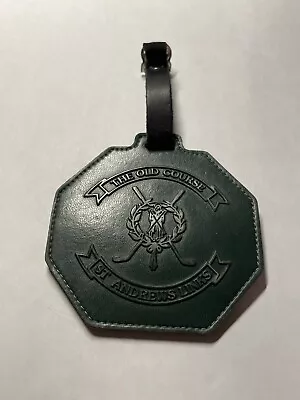 Vintage Rare St. Andrews Old Course Leather Golf Bag Tag - Fife Scotland • $23.96