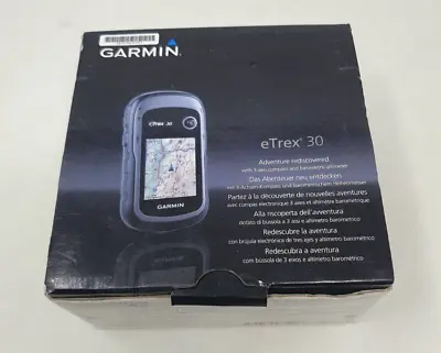 £89.99 • Buy Boxed Garmin ETrex 30 Handheld GPS Unit 