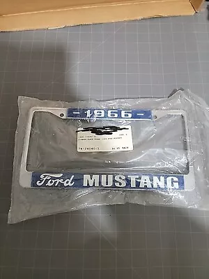 1966 Ford Mustang License Plate Frame Automobile Cars Sports Car • $25