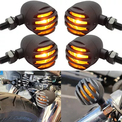$28.79 • Buy 4x Bullet Turn Signals Blinker Lights For Yamaha V Star 1100 950 650 250 Bobber