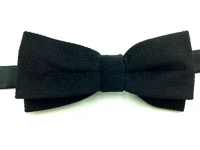 $125 Ryan Seacrest Mens Black Velvet Bowtie Adjustable Pre Tied Bow Tie • $7.98