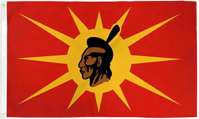 $7.94 • Buy OKA Indian Flag 3x5ft American Native People Mohawk Unity Flag 100D