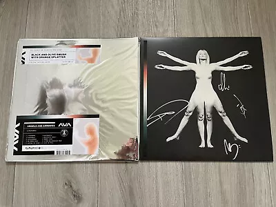 £65 • Buy Angels & Airwaves Lifeforms Hand Signed Vinyl Black Orange Blink 182 Delonge Lp
