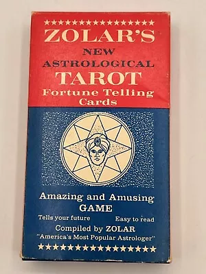 Vintage Zolar's New Astrological Tarot Fortune Telling Cards Complete Set 1965 • $70