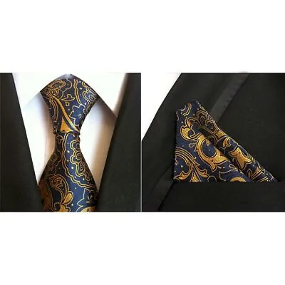 Tie 100% New Necktie Wedding Floral Paisley JACQUARD WOVEN Fashion Men's UK POST • £8.95