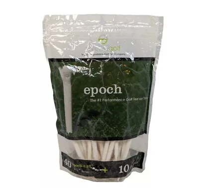 Evolve Golf Epoch Tees 50 Ct Combo 3.25  (40) + 1.5  (10) Biodegradable USA New • $11.89