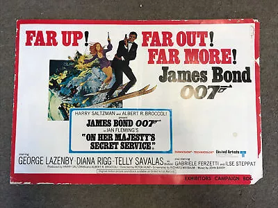 £40.57 • Buy JAMES BOND 007 “On Her Majesty’s Secret Service” 1969 Exhibitors Campaign Book