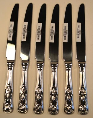 £11.99 • Buy Viners Kings Design Set Of 6 Table Knives Stainless Steel
