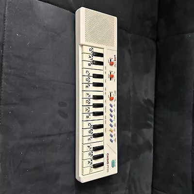 Casio PT-10 Keyboard Electronic Mini Synthesizer Ivory White 29 Key Tested Works • $54.99