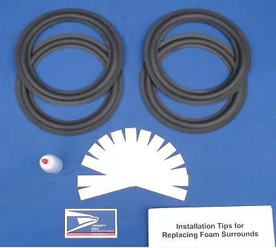 Dahlquist DQ-10 Double Speaker Foam Surround Repair Kit / Woofer Refoam Kit • $46.20