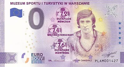 £5.20 • Buy 0 Euro Note POLIA - MUZEUM SPORTU #05 LESŁAW ĆMIKIEWICZ Football World Cup Plam-2021-5