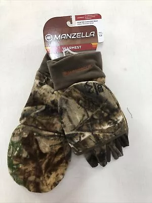 Manzella Convertible Hunting Glove/Mitten Realtree Camo Thinsulate Men's Large • $25.06