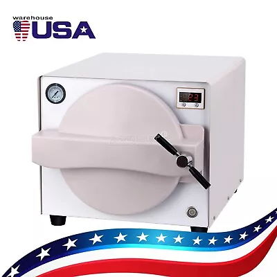 18L Dental Autoclave Sterilizer Medical Steam Sterilization Lab Equipment  • $700