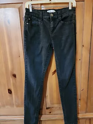 MUDD Jeans Size 9 Black Skinny Fit Stretch Denim Juniors E • $9.86