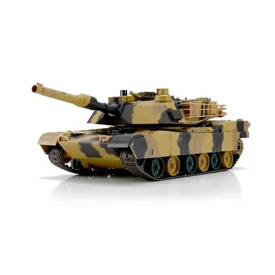 1:24 U.S M1A2 Abrams RC Tank 2.4GHz Airsoft & Infrared Desert Camo • $84.88