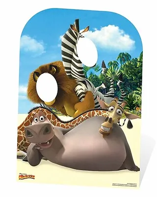 Madagascar Child Size Cardboard Cutout Stand In Great For Party Photos • $42.93