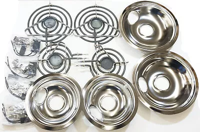 Stove Restoration Kit Surface Elements Receptacles And Drip Pans 2-6  & 2-8  • $67.28