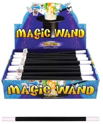 £5.95 • Buy Black Magicians Magic Wizard Wand Kids Party Bag Filler Toy Fancy Dress Cosplay