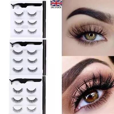 £2.99 • Buy 5X Self-Adhesive Magic Eyeliner Pen Waterproof No Glue Eye Lashes Non-magnetic